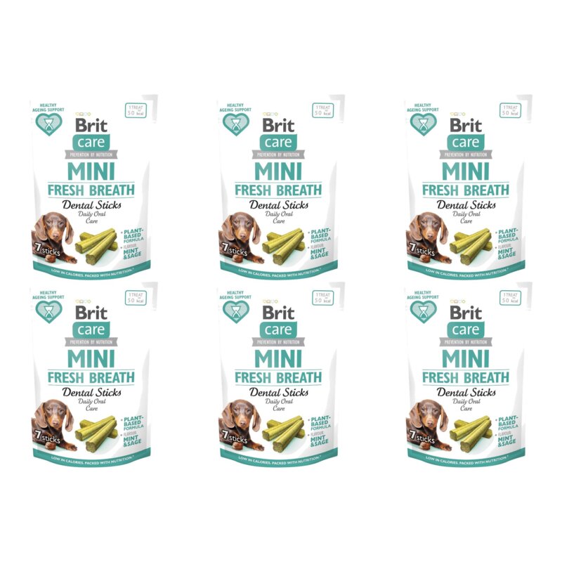 Przysmak dla psa BRIT CARE Mini Treats Fresh Breath 6 x 120 g