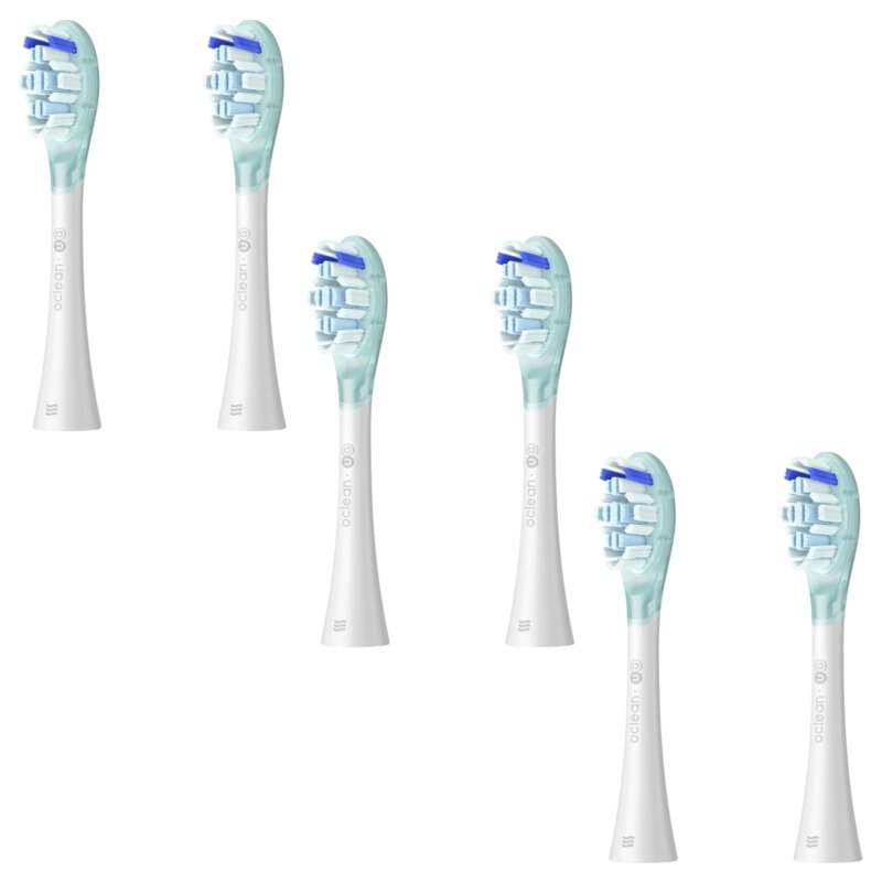 Oryginalna końcówka szczoteczki OCLEAN Ultra Gum Care Biały (6 szt.) (Delikatne dla dziąseł)