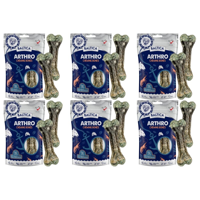 Przysmak dla psa BALTICA Arthro Chewing Kość z łososiem i krylem 6 x 140 g