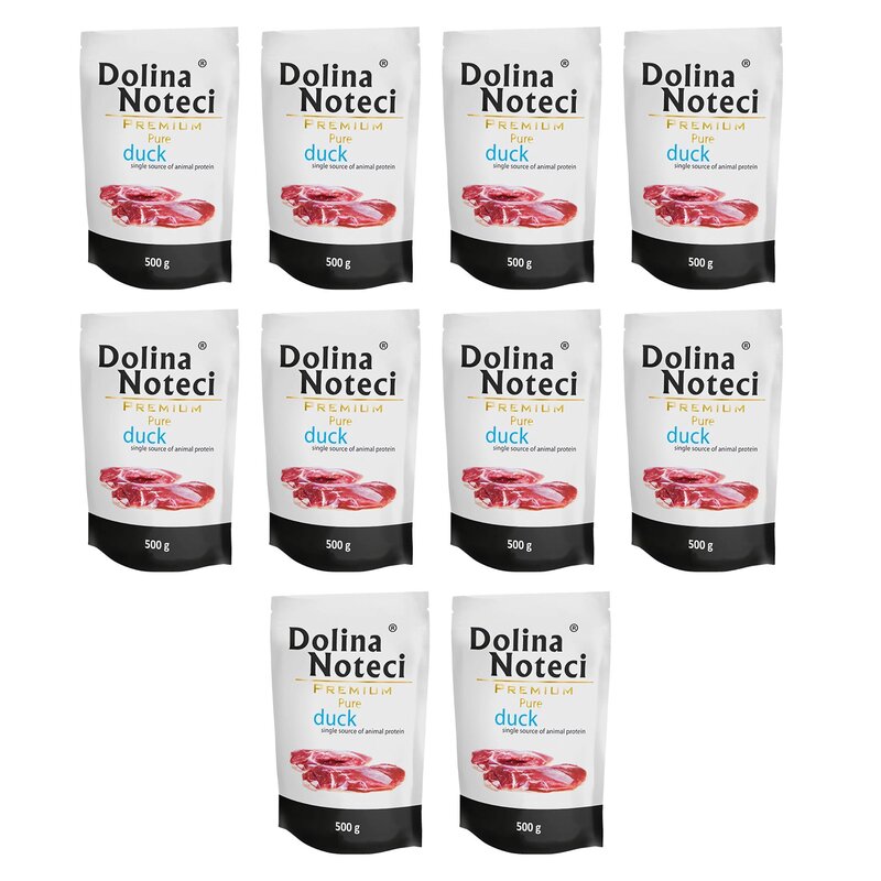 Karma dla psa DOLINA NOTECI Premium Pure bogata w kaczkę 10 x 500 g