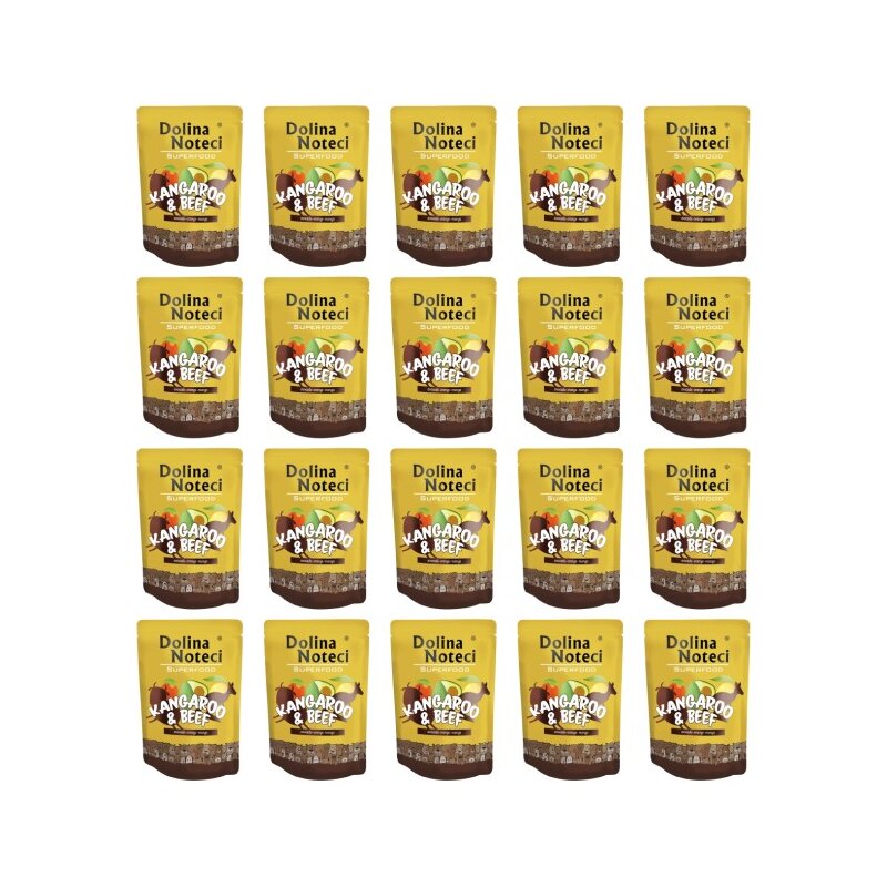 Karma dla psa DOLINA NOTECI Superfood z kangurem i wołowiną 20 x 300 g