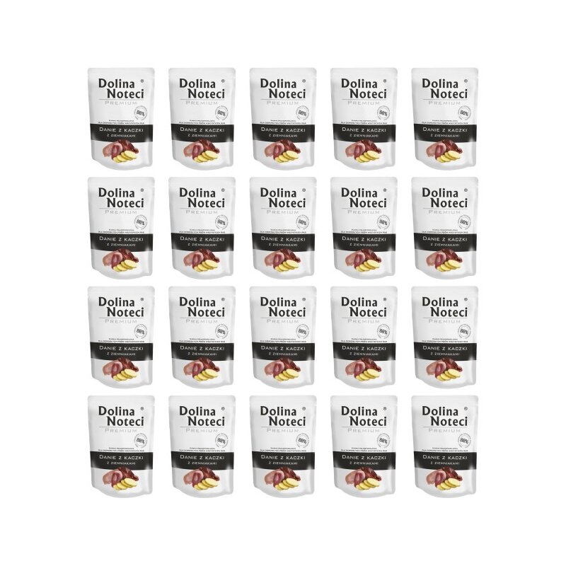 Karma dla psa DOLINA NOTECI Premium Danie z kaczki z ziemniakami 20 x 300 g