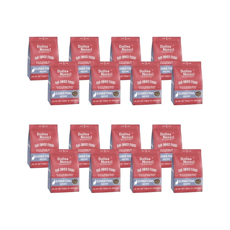 Karma dla psa suszona DOLINA NOTECI Superfood Danie z perliczką 16 x 1 kg
