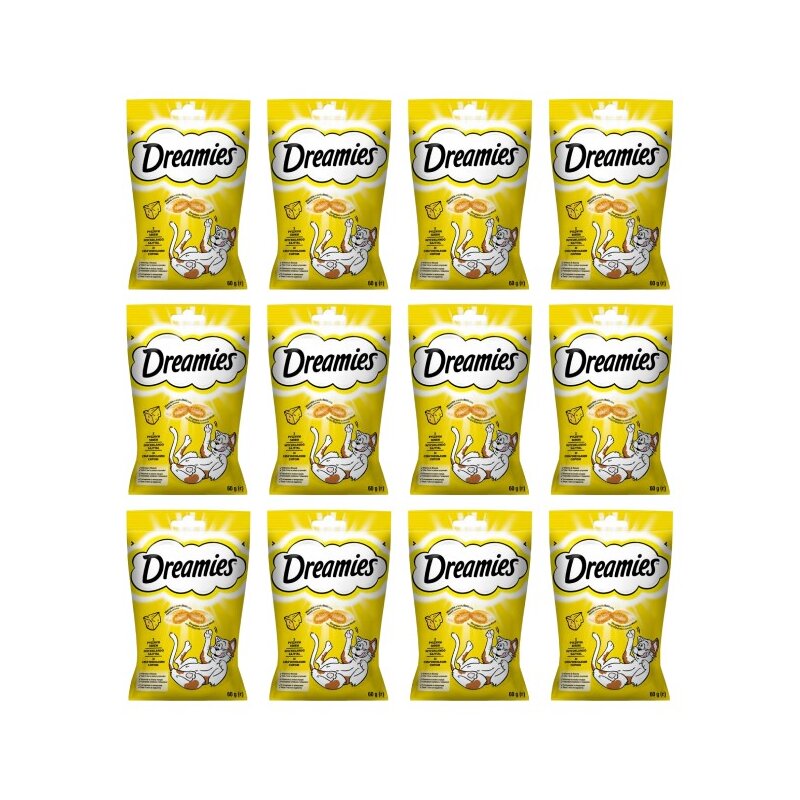 Przysmak dla kota DREAMIES Ser 12 x 60 g