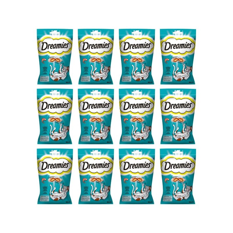 Przysmak dla kota DREAMIES Łosoś 12 x 60 g