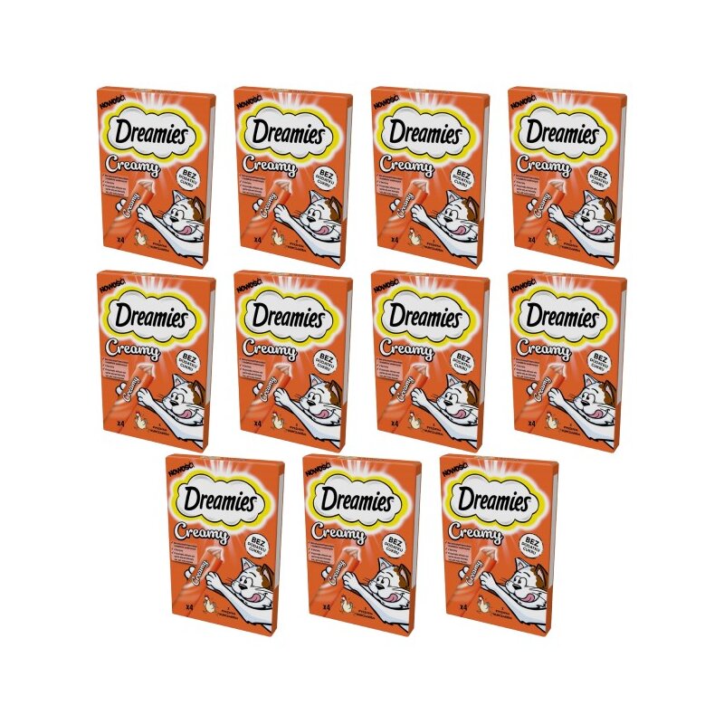 Przysmak dla kota DREAMIES Creamy Kurczak (44 x 10 g)