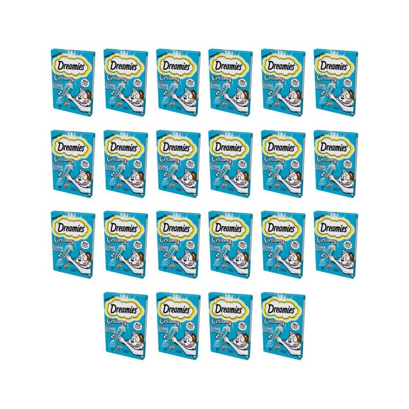 Przysmak dla kota DREAMIES Creamy Łosoś (88 x 10 g)