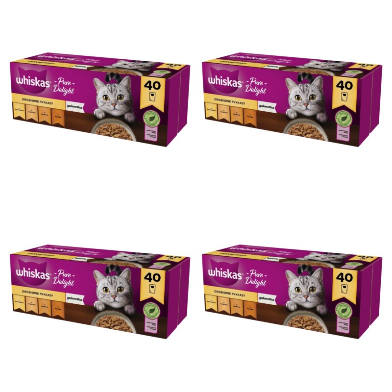 Karma dla kota WHISKAS Drobiowe Smaki (160 x 85 g)