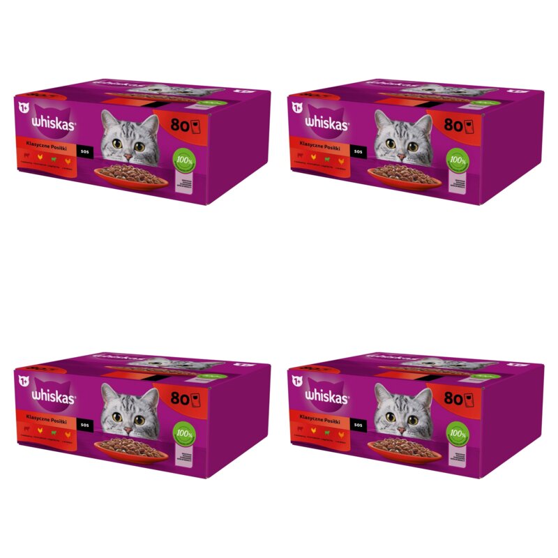 Karma dla kota WHISKAS Mix Smaków (320 x 85 g)