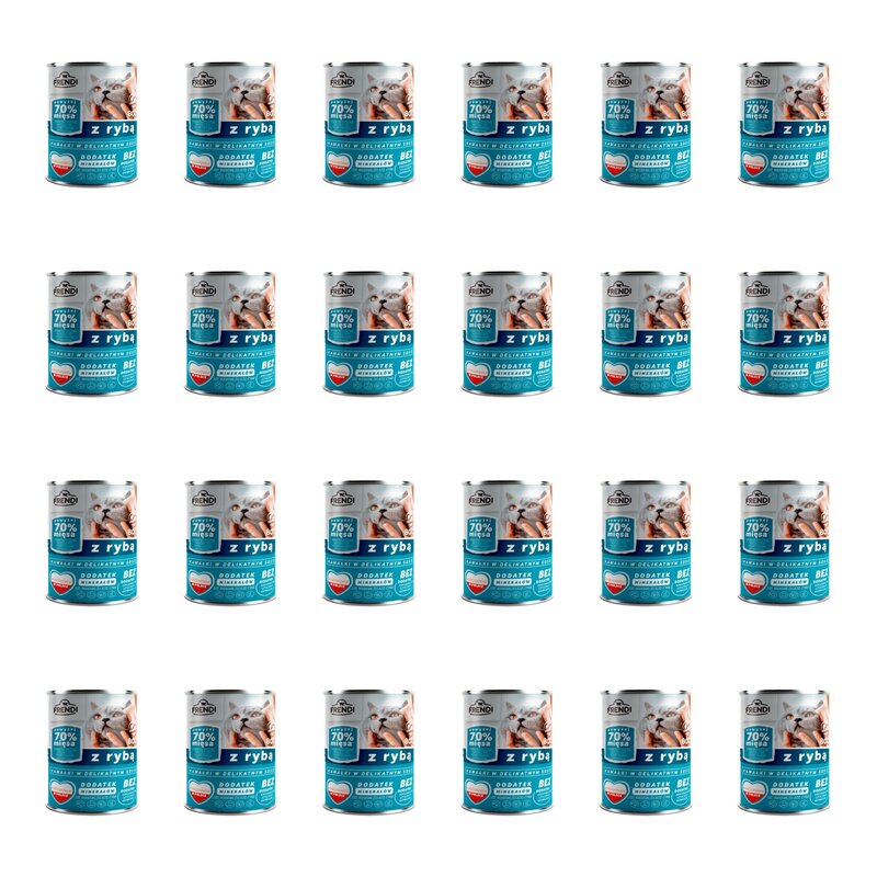 Karma dla kota FRENDI Ryba 24 x 800 g