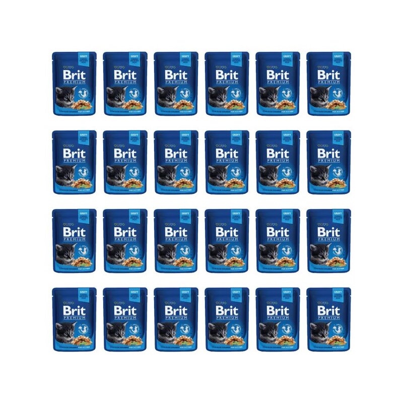 Karma dla kota BRIT Premium Kurczak 24 x 100 g