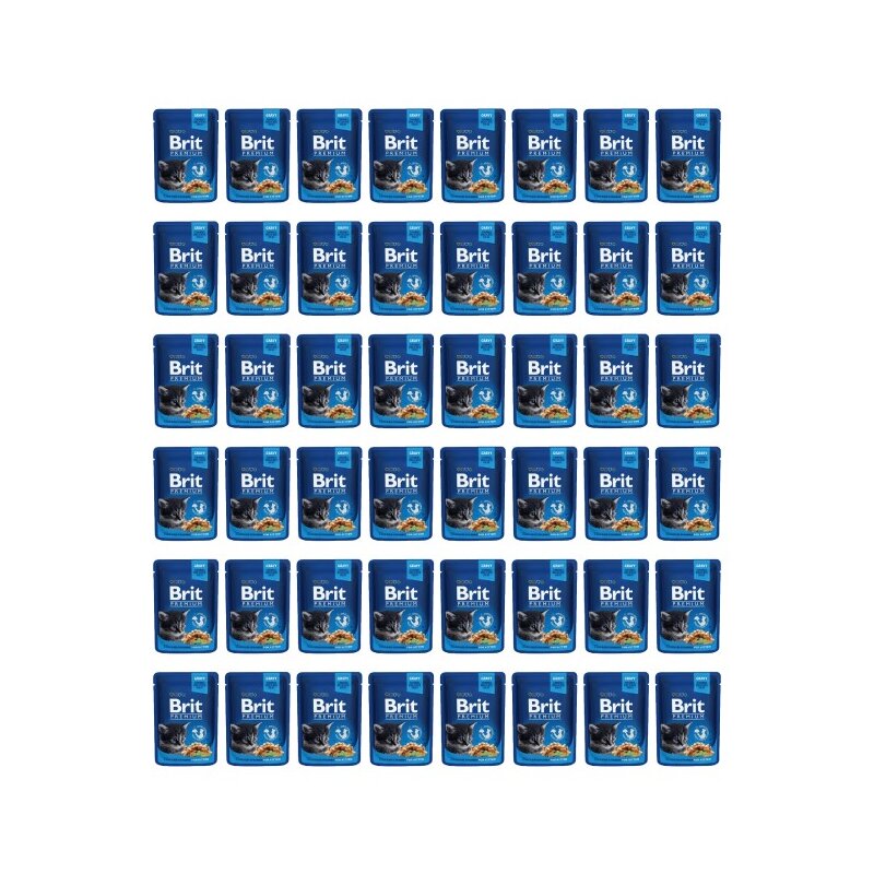 Karma dla kota BRIT Premium Kurczak 48 x 100 g