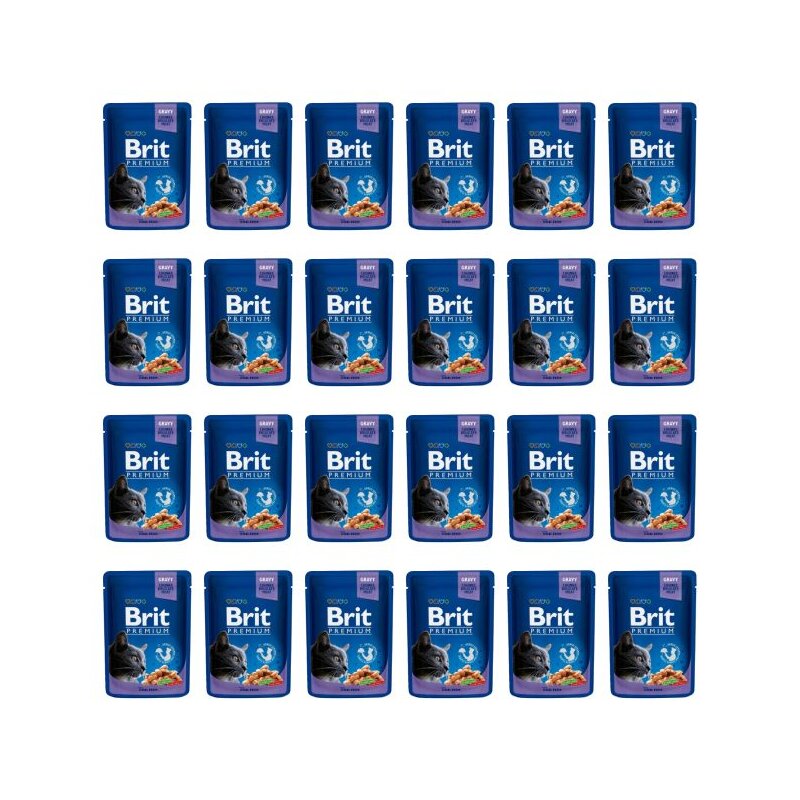 Karma dla kota BRIT Premium Dorsz 24 x 100 g