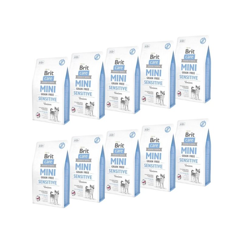 Karma dla psa BRIT Care Mini Sensitive Dziczyzna 10 x 400 g