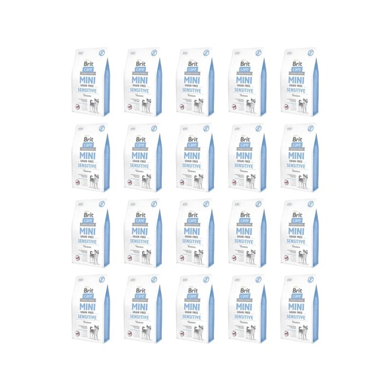 Karma dla psa BRIT Care Mini Sensitive Dziczyzna 20 x 400 g