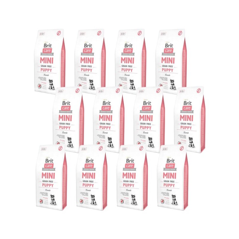 Karma dla psa BRIT Care Mini Junior Jagnięcina 12 x 2 kg