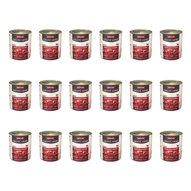 Karma dla psa ANIMONDA GranCarno Mięsny koktajl 18 x 800 g
