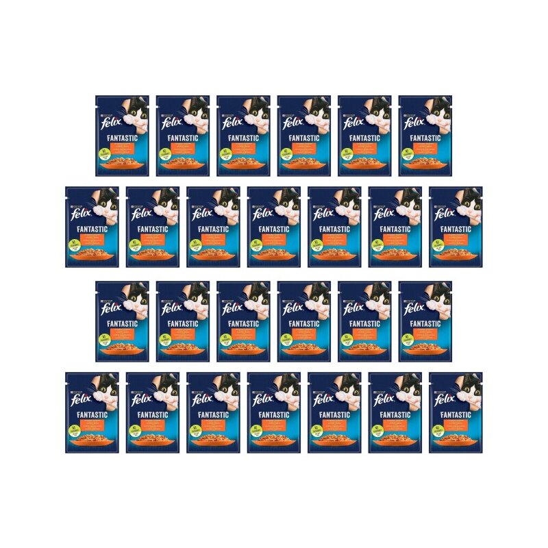 Karma dla kota FELIX Fantastic Kurczak z pomidorami w galaretce 26 x 85 g