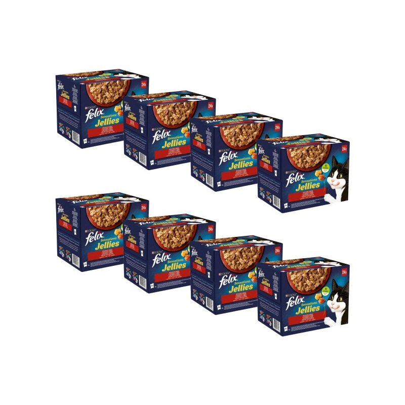 Karma dla kota FELIX Sensations Jellies Wiejskie smaki (192 x 85 g)