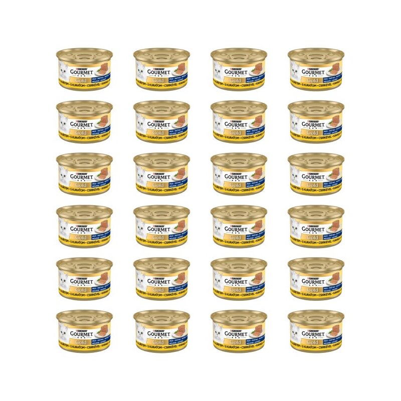 Karma dla kota GOURMET Gold Mus Kurczak 24 x 85 g