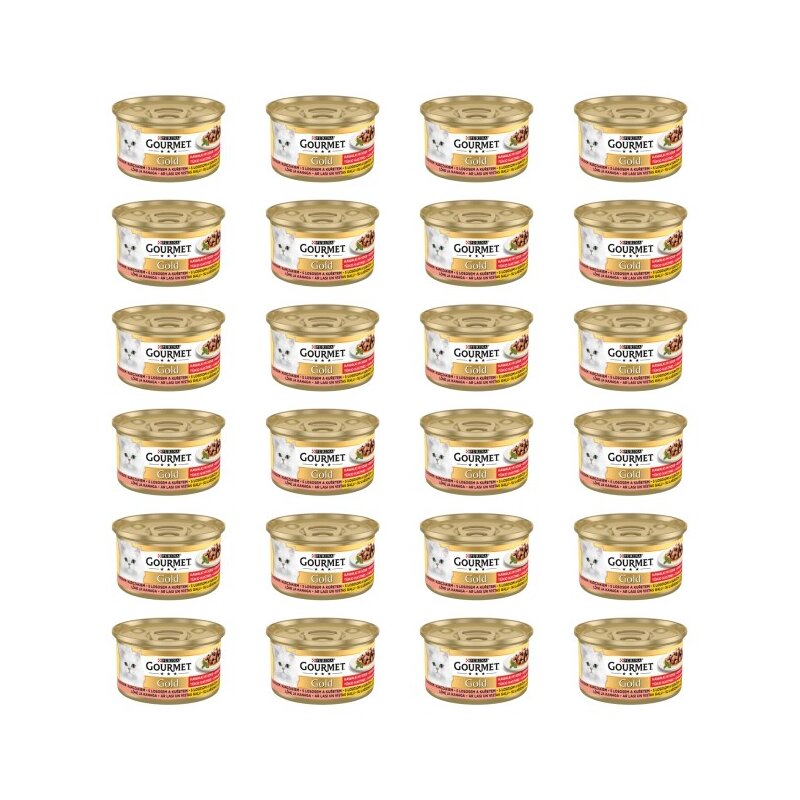 Karma dla kota GOURMET Gold Łosoś i Kurczak 24 x 85 g