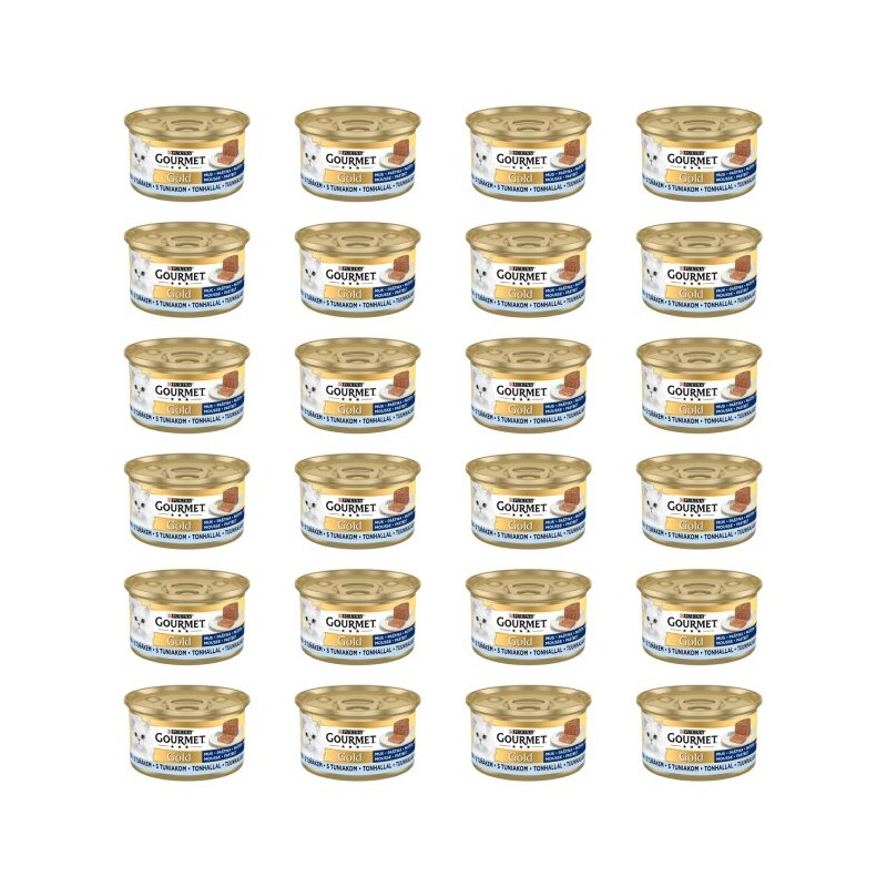 Karma dla kota GOURMET Gold Mus Tuńczyk 24 x 85 g