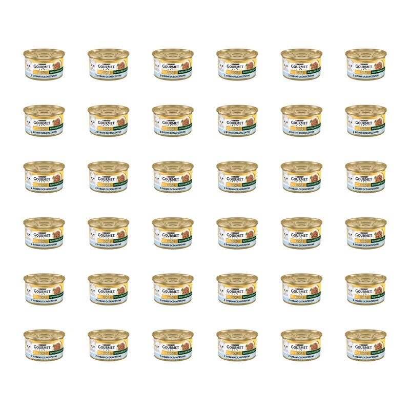 Karma dla kota GOURMET Gold Succulent Delights Ryby oceaniczne 36 x 85 g