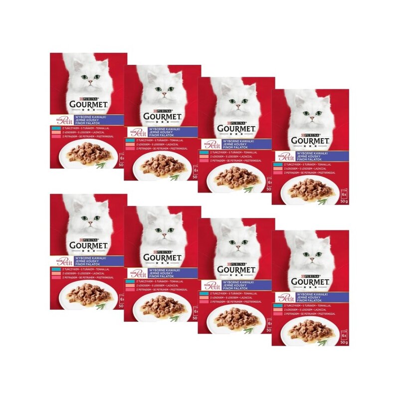 Karma dla kota GOURMET Mon Petit Mix Ryby (48 x 50 g)