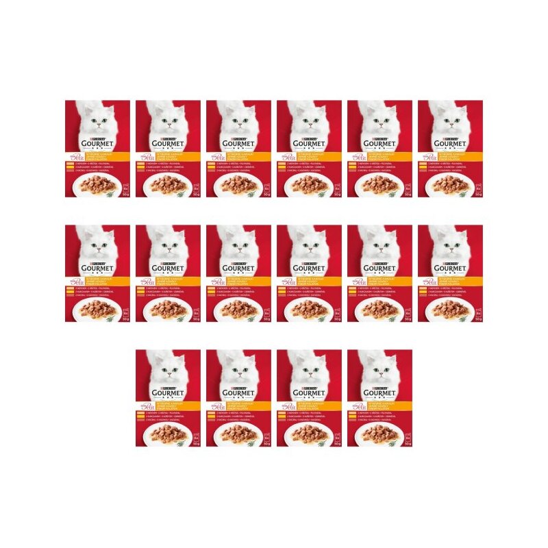 Karma dla kota GOURMET Mon Petit Mix Drób (96 x 50 g)