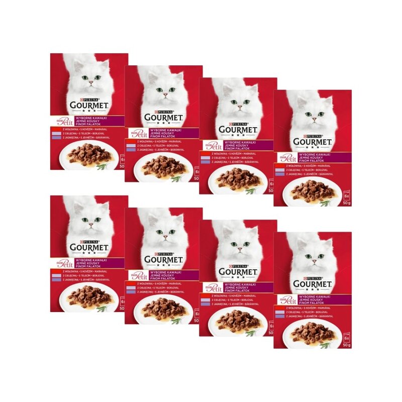 Karma dla kota GOURMET Mon Petit Mix Mięsny (48 x 50 g)