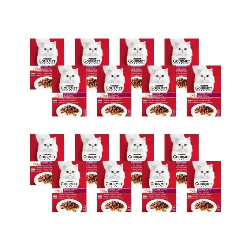 Karma dla kota GOURMET Mon Petit Mix Mięsny (96 x 50 g)