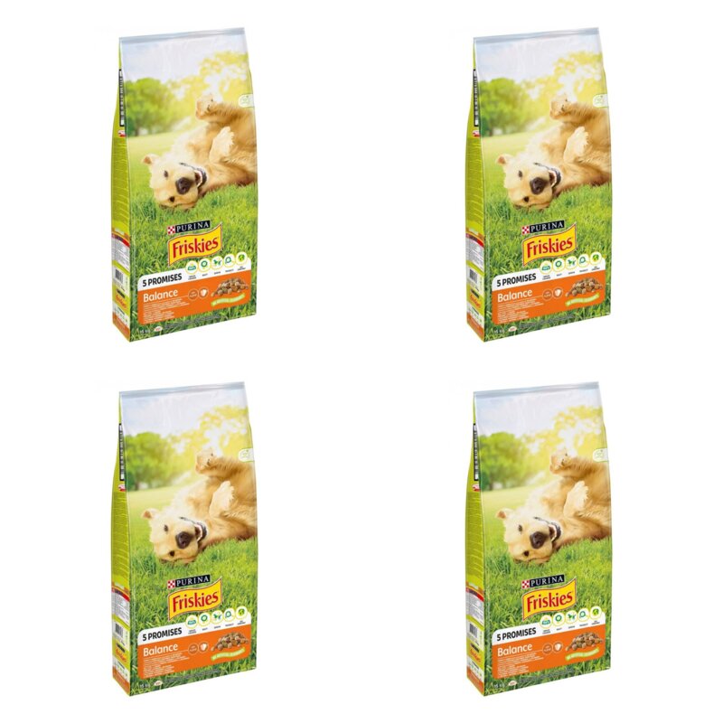 Karma dla psa FRISKIES Balance Kurczak z warzywami 4 x 15 kg