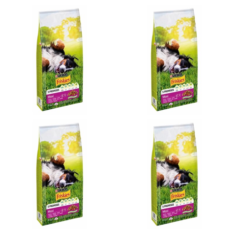 Karma dla psa FRISKIES 5 Promises Maxi Wołowina z warzywami 4 x 10 kg