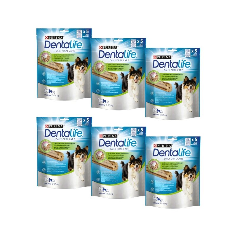 Przysmak dla psa PURINA Dentalife M 6 x 115 g