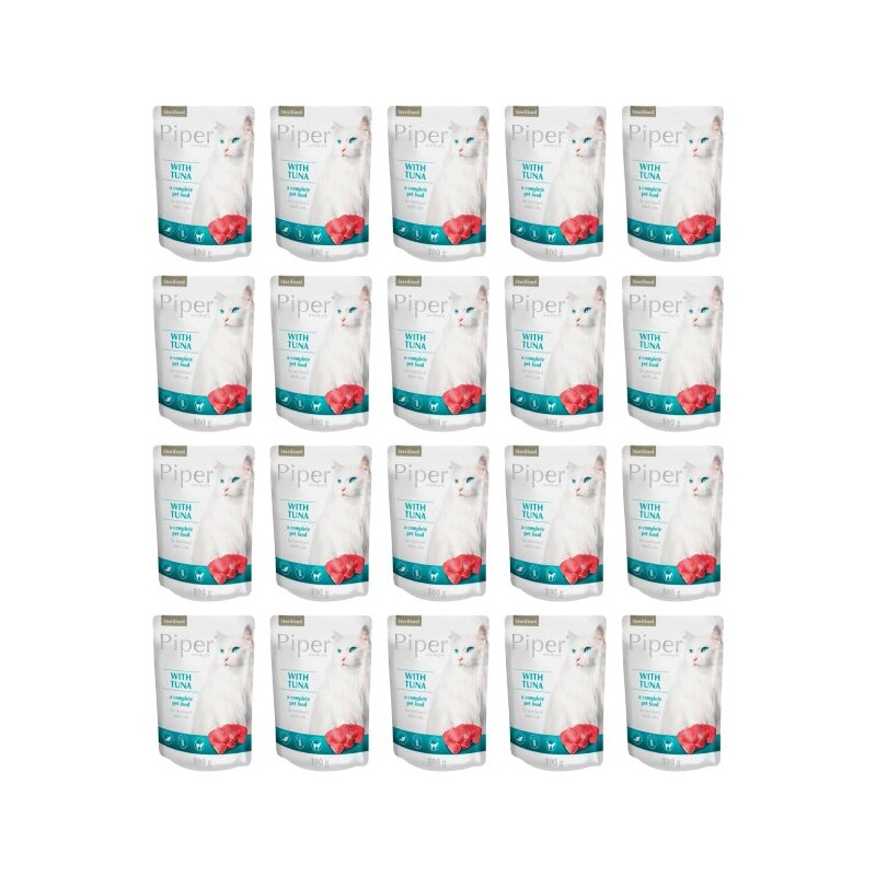 Karma dla kota PIPER Animals Sterilised z tuńczykiem 20 x 100 g