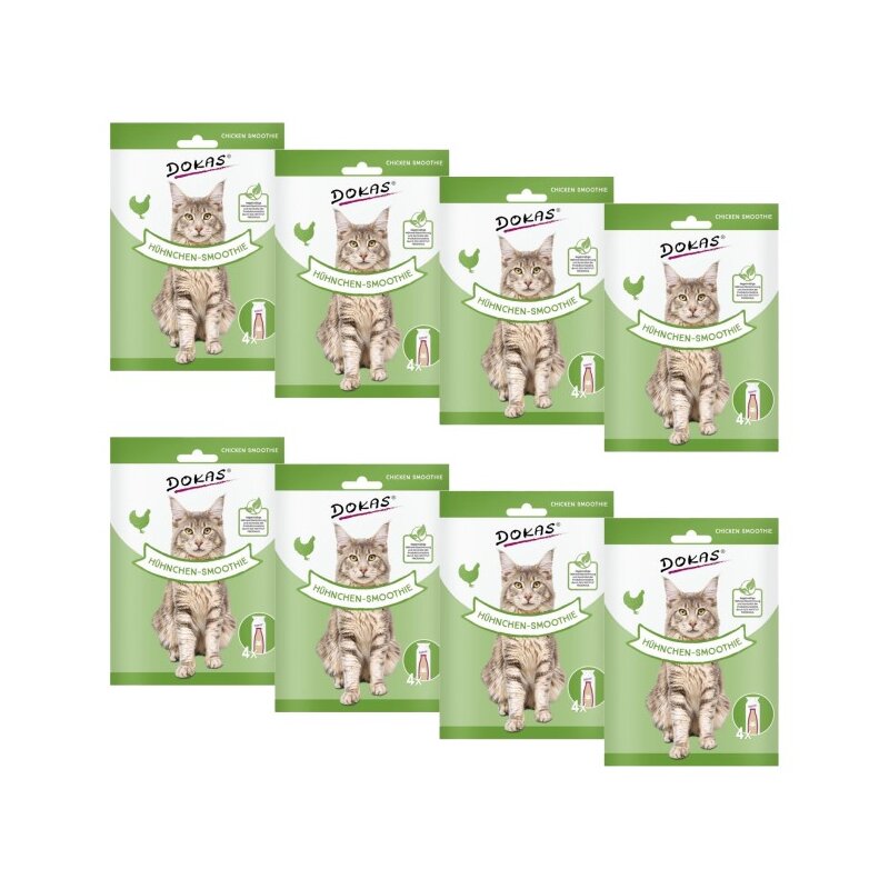 Przysmak dla kota DOKAS Smoothie z kurczaka 32 x 30 g