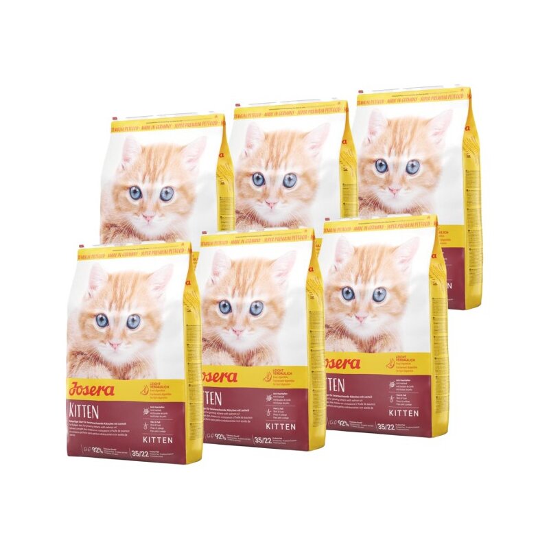 Karma dla kota JOSERA Kitten Drób z łososiem 6 x 2 kg