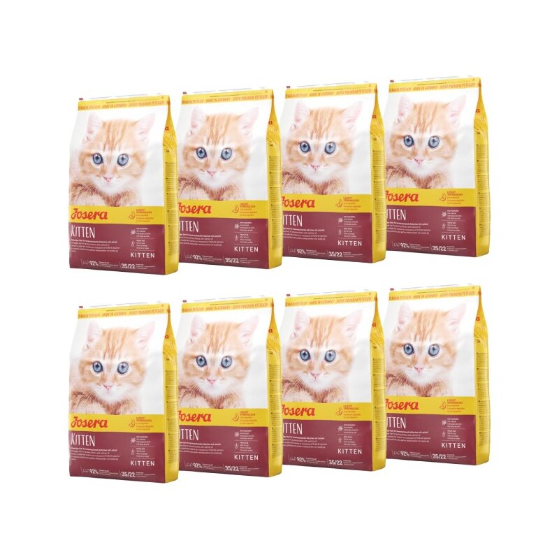 Karma dla kota JOSERA Kitten Drób z łososiem 8 x 400 g