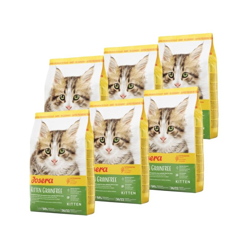 Karma dla kota JOSERA Kitten Grainfree Drób 6 x 2 kg