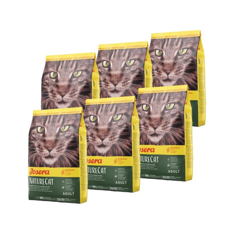 Karma dla kota JOSERA NatureCat Drób z łososiem 6 x 2 kg