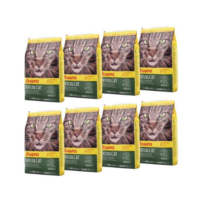 Karma dla kota JOSERA NatureCat Drób z łososiem 8 x 400g