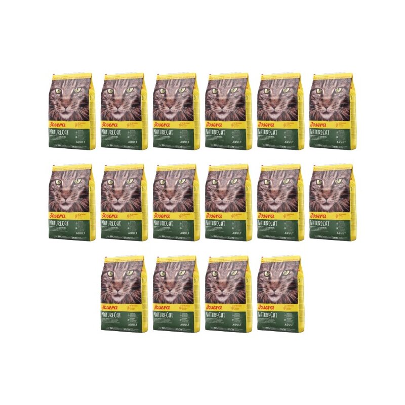 Karma dla kota JOSERA NatureCat Drób z łososiem 16 x 400g
