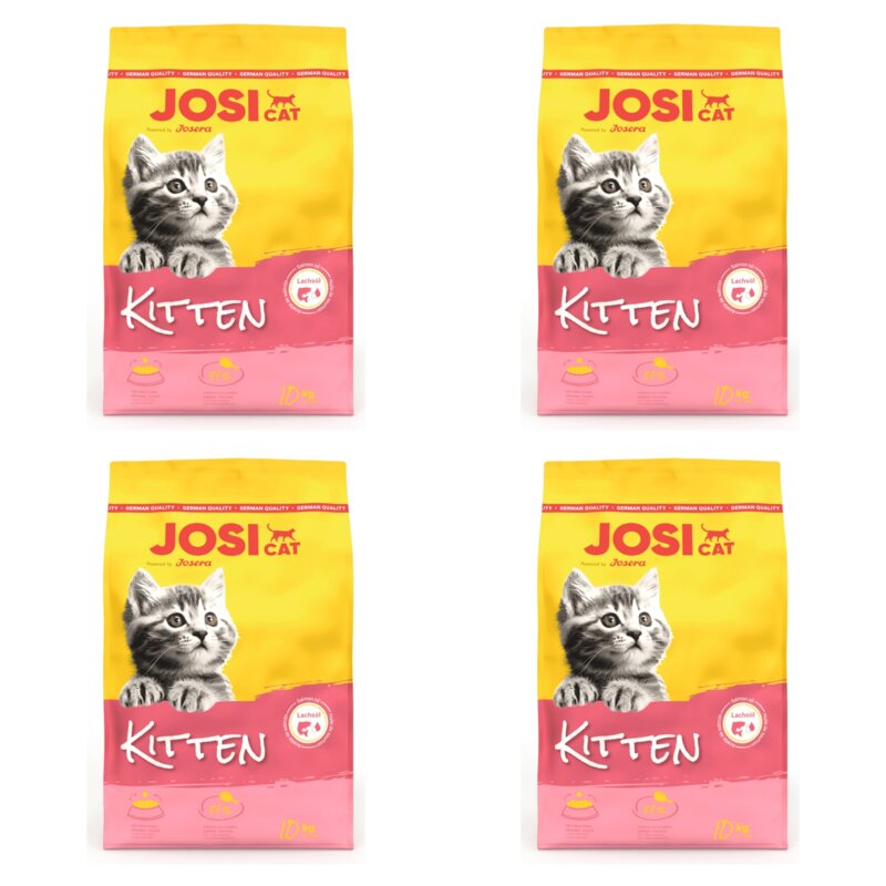Karma dla kota JOSICAT Kitten Drób 4 x 10 kg