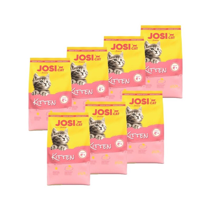 Karma dla kota JOSICAT Kitten Drób 7 x 650 g