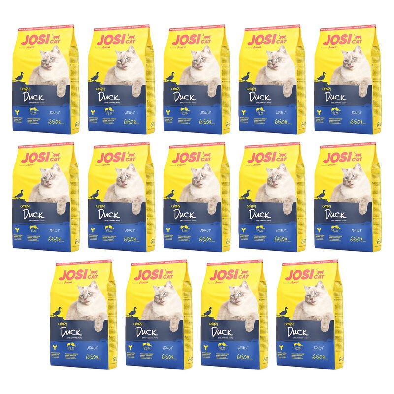 Karma dla kota JOSICAT Crispy Duck Kaczka 14 x 650 g