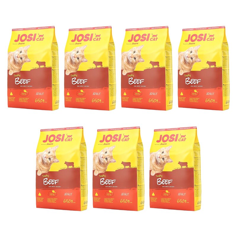 Karma dla kota JOSICAT Wołowina 7 x 650 g
