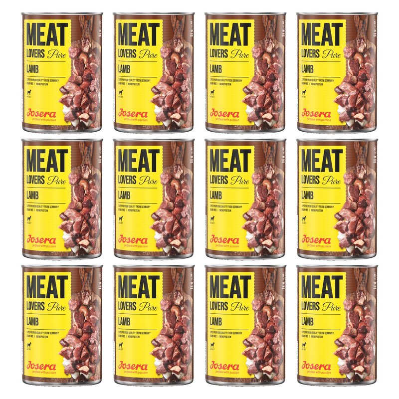 Karma dla psa JOSERA Meat Lovers Pure Jagnięcina 12 x 800 g