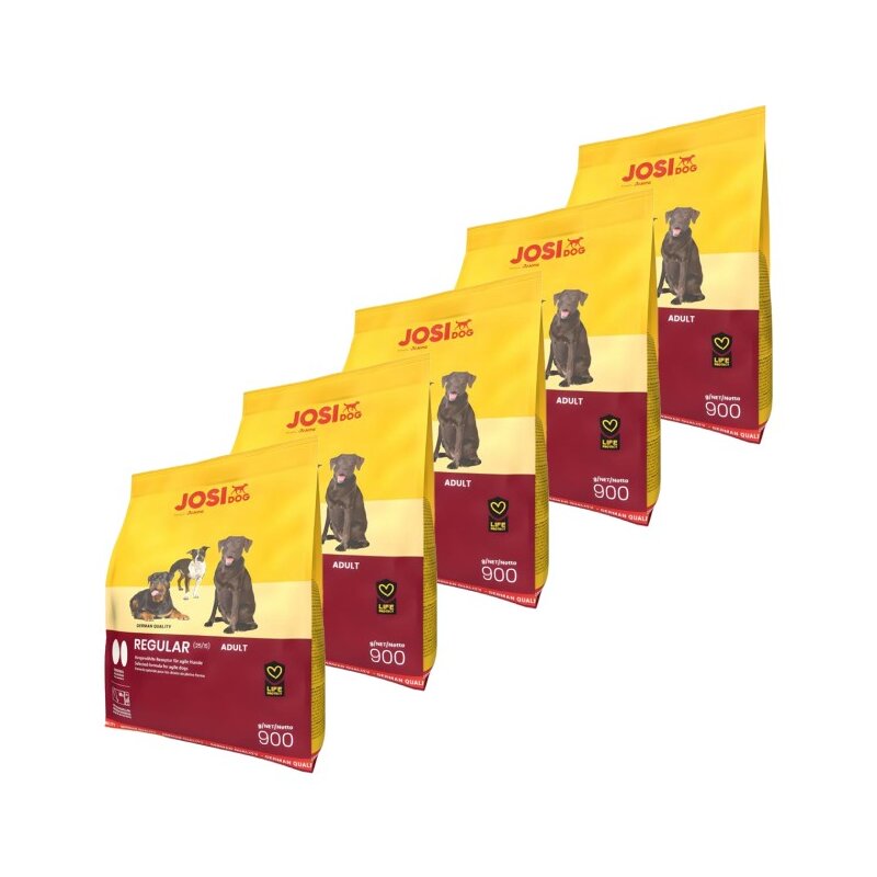 Karma dla psa JOSIDOG Regular Drób 5 x 900 g