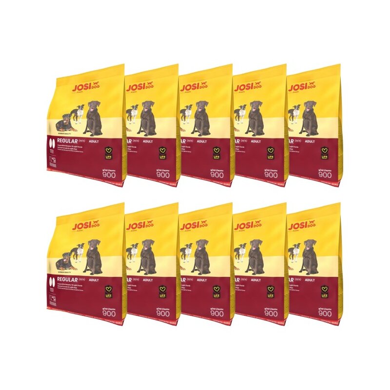Karma dla psa JOSIDOG Regular Drób 10 x 900 g