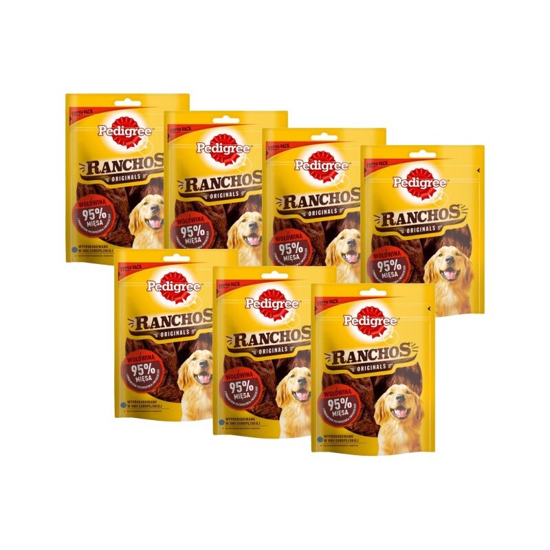 Przysmak dla psa PEDIGREE Ranchos Originals Wołowina 7 x 70 g